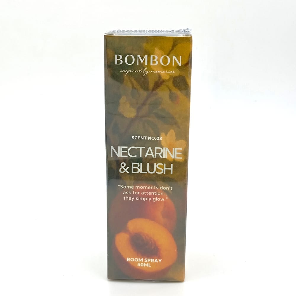 สเปรย์ปรับอากาศ BOMBON ขนาด 50 มล. กลิ่น NECTARINE AND BLUSH