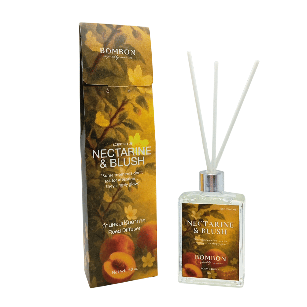 ก้านหอมปรับอากาศ BOMBON 50 มล. กลิ่น Nectarine and blush_0