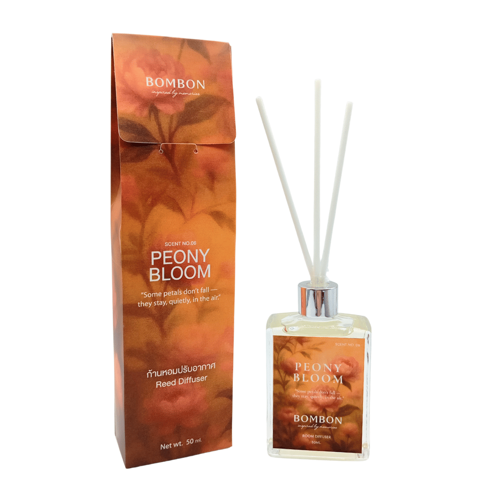 ก้านหอมปรับอากาศ BOMBON 50 มล. กลิ่น Peony Bloom_0