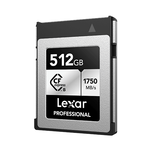 การ์ดหน่วยความจำ ซีเอฟเอ็กเพรสการ์ด LEXAR PROFESSIONAL CFEXPRESS TYPE B 512GB RW1750/1300MB/S RAW 8K XQD® COMPATIBLE (LCXEXSL512G-RNEN)_0