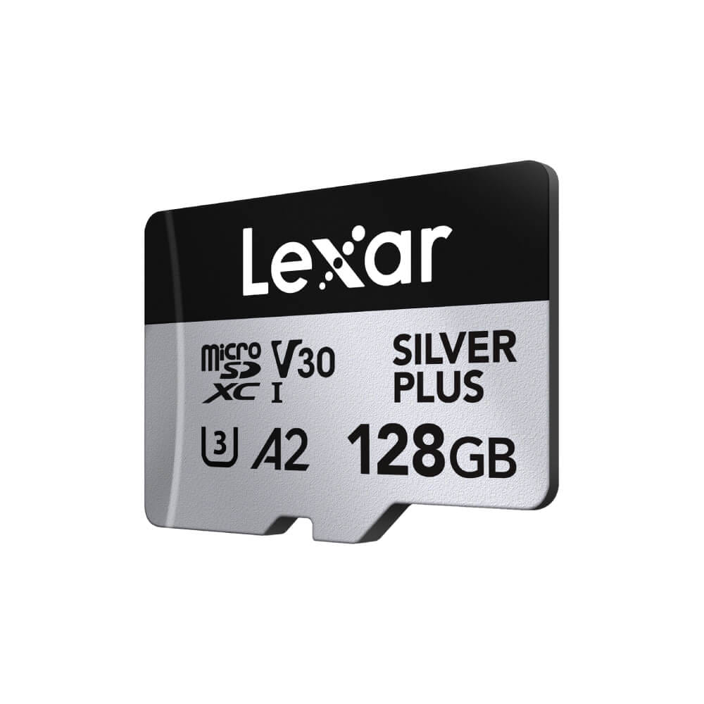 การ์ดหน่วยความจำ ไมโครเอสดีการ์ด LEXAR PROFESSIONAL SILVER PLUS MICROSD CARD 128GB READ 205MB/S WRITE150MB/S (LMSSIPL064G-BNANG)_0