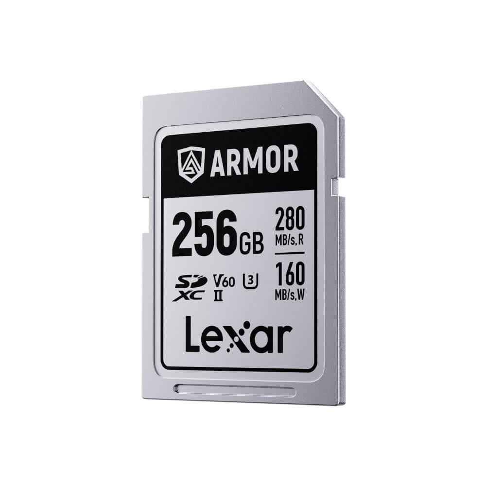 การ์ดหน่วยความจำ เอสดีการ์ด LEXAR ARMOR SILVER PRO 256GB SD CARD FULL-HD 6K RW280/160MB/S LSDAMSP256G-RNNNG)_0