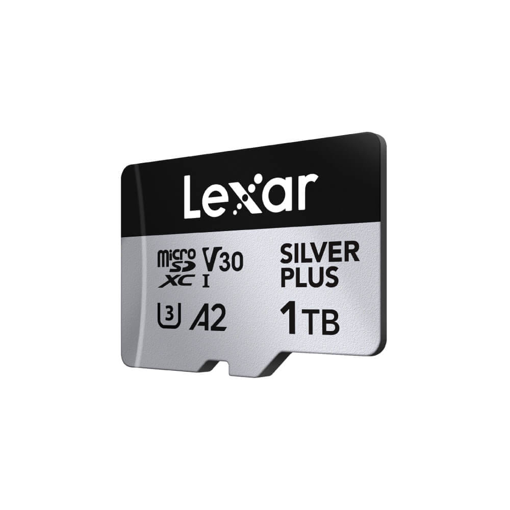 การ์ดหน่วยความจำ ไมโครเอสดีการ์ด LEXAR PROFESSIONAL SILVER PLUS MICROSD CARD 1TB READ 205MB/S WRITE150MB/S (LMSSIPL001T-BNANG)_0