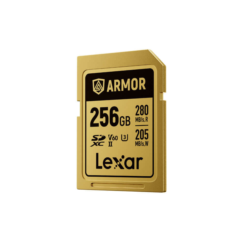 การ์ดหน่วยความจำ ไมโครเอสดีการ์ด LEXAR ARMOR GOLD 256GB SD CARD FULL-HD 6K RW280/205MB/S (LSDAMGL256G-RNNNG)_0