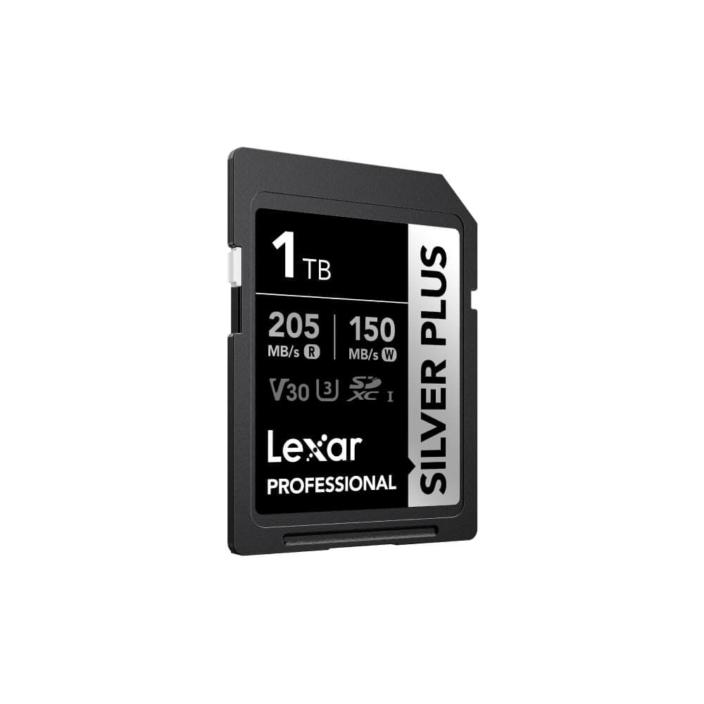 การ์ดหน่วยความจำ เอสดีการ์ด LEXAR SILVER PLUS 1TB UHS-I U3 V30 SD CARD FULL-HD 3D 4K RW205/150MB/S ZLSDSIPL001T-BNNNG)_0