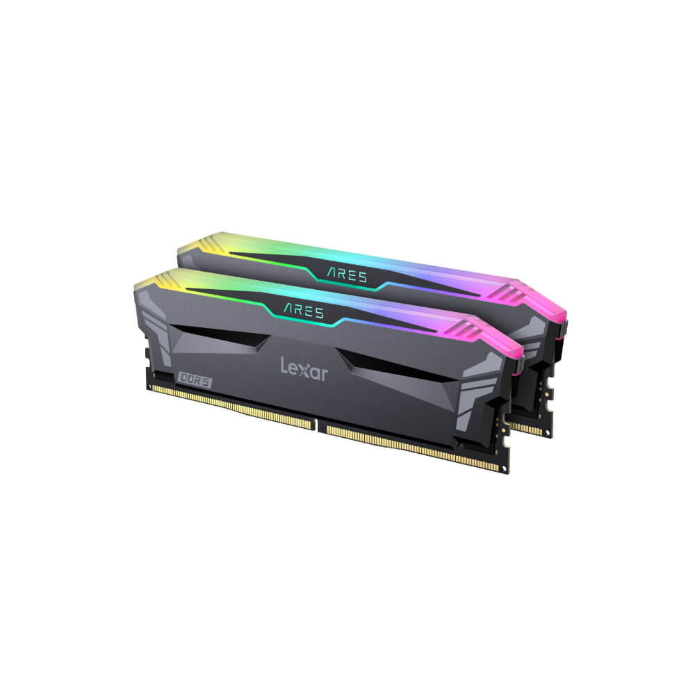 แรมพีซี LEXAR ARES RGB DDR5 6000 DESKTOP MEMORY 16GB KIT (X2) (LD5BU016G-R6000GDLA)_0