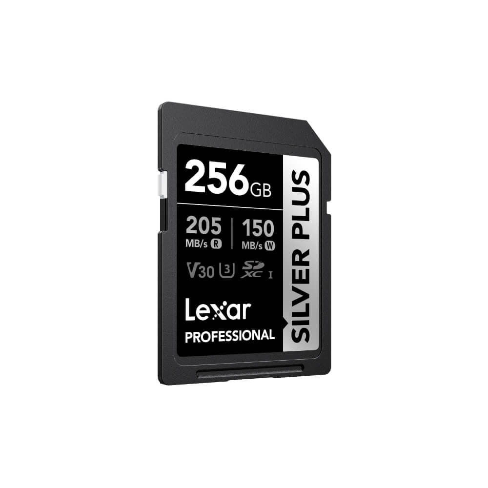 การ์ดหน่วยความจำ เอสดีการ์ด LEXAR SILVER PLUS 256GB UHS-I U3 V30 SD CARD FULL-HD 3D 4K RW205/150MB/S (LSDSIPL256G)_1