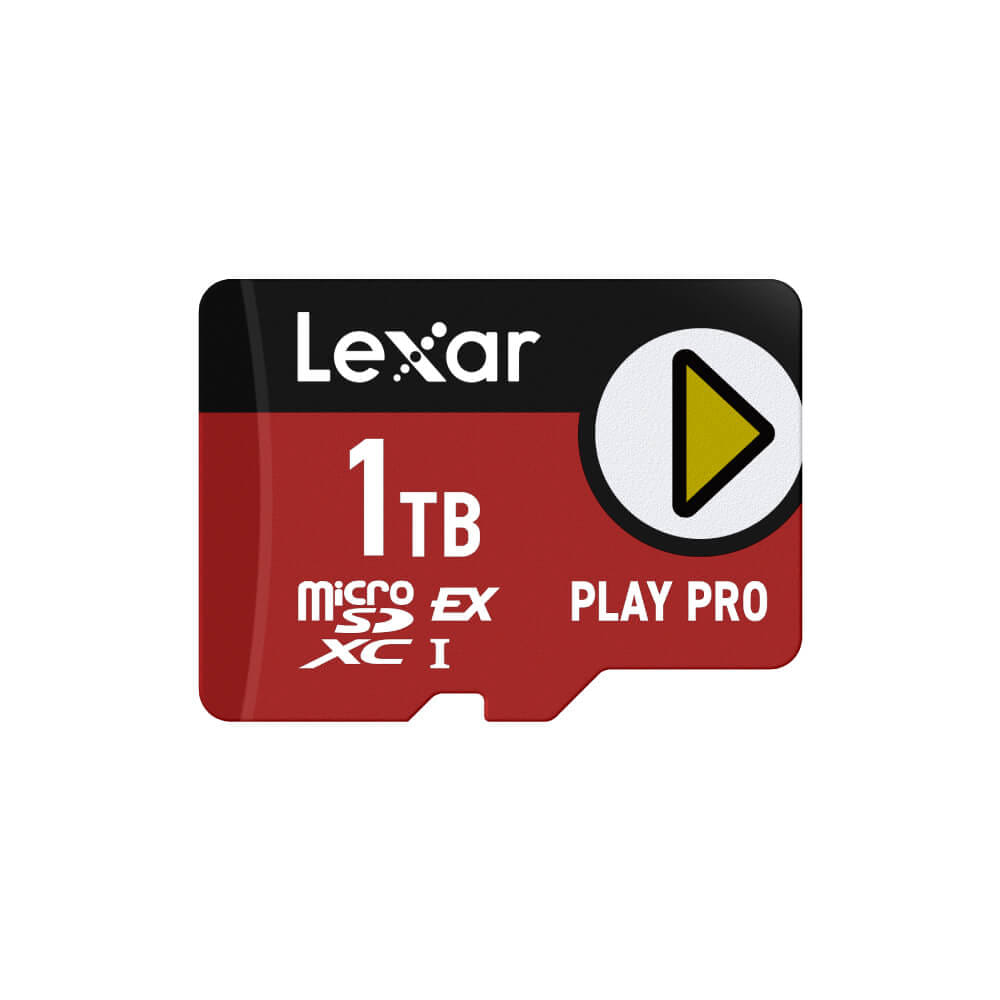 การ์ดหน่วยความจำ ไมโครเอสดีการ์ด LEXAR MICROSD CARD PLAY PRO EXPRESS 1TB RW900/600MB/S (LMSXPS0001T-BNNNG) FOR HANDHELD GAMING_1