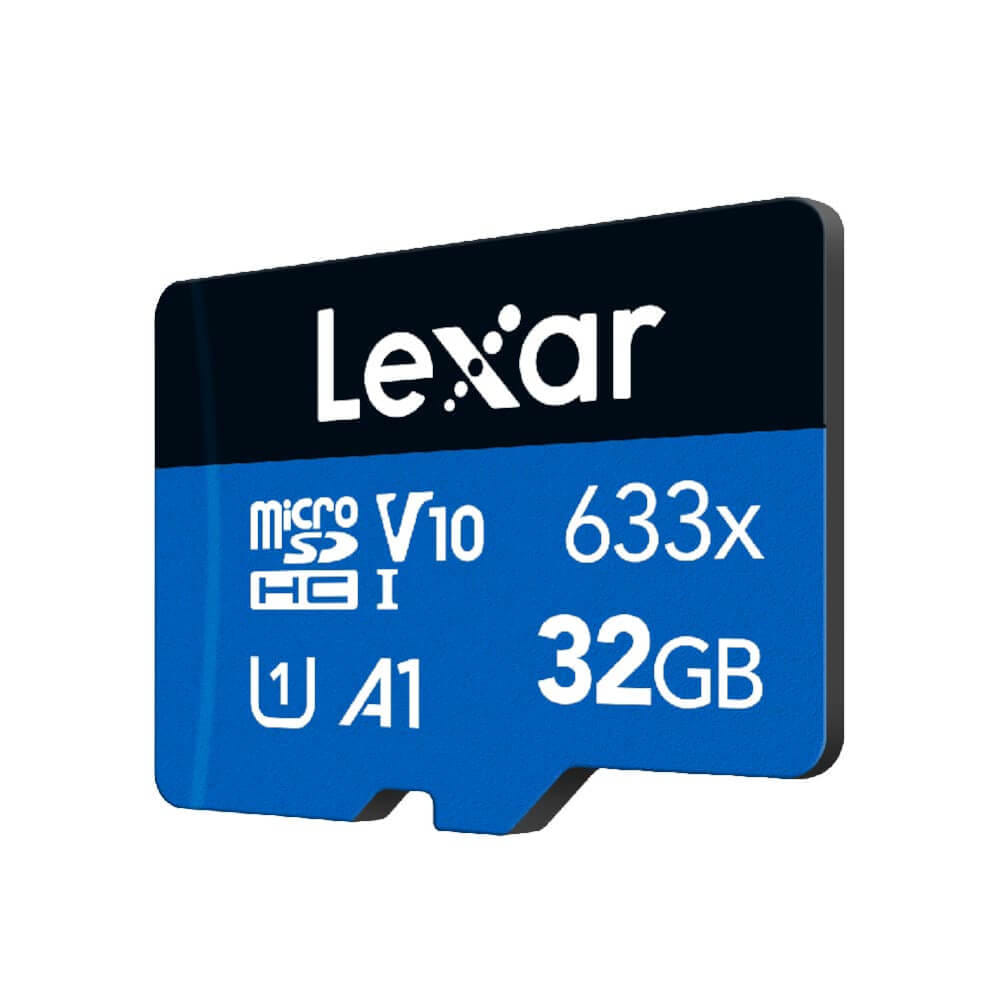 การ์ดหน่วยความจำ ไมโครเอสดีการ์ด LEXAR 633X MICROSD CARD 32GB NOADAPTER UPTO 100MB/S READ (LMS0633032G)_1