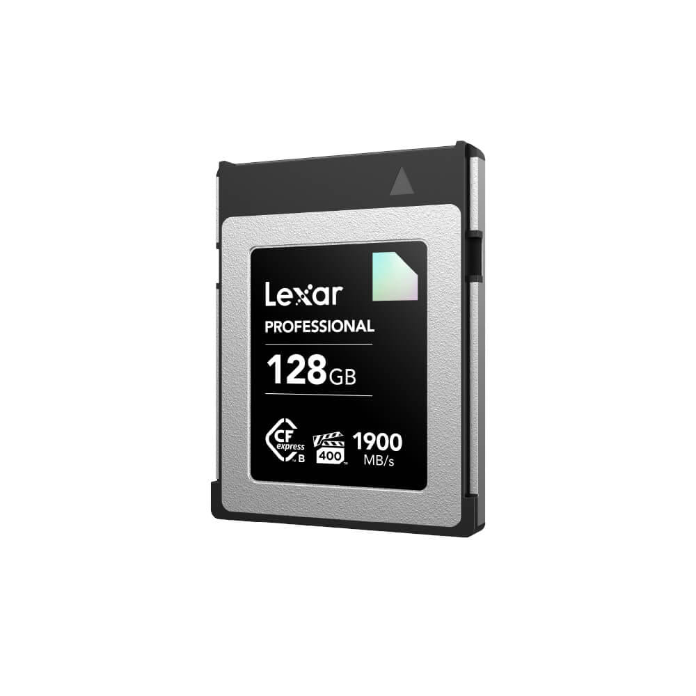 การ์ดหน่วยความจำ ซีเอฟเอ็กเพรสการ์ด LEXAR CFEXPRESS TYPE B 128GB DIAMOND VPG400 RAW 4K 6K 8K RW1900/1700MB/S (LCXEXDM128G)_1
