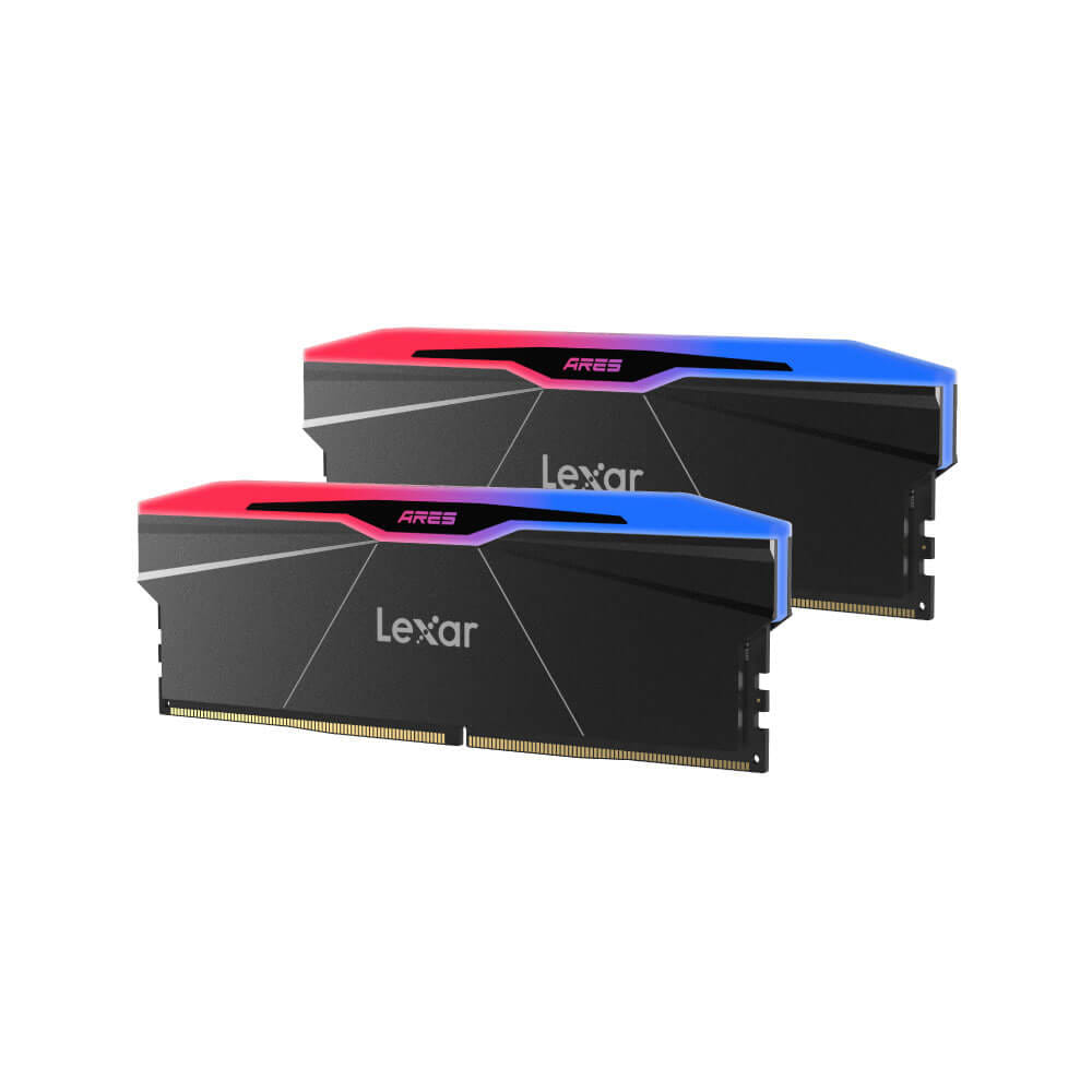 แรมพีซี LEXAR® ARES RGB 2ND GEN DDR5 32GB KIT 16GBX2 (LD5U16G80C38BR-RGD)_1