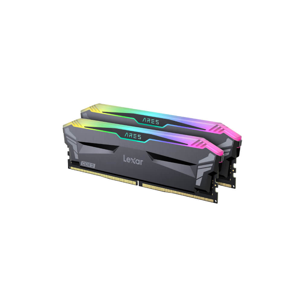 แรมพีซี LEXAR ARES RGB DDR5 7200 DESKTOP MEMORY 16GB KIT (LD5U16G72C34LA-RGD)_1