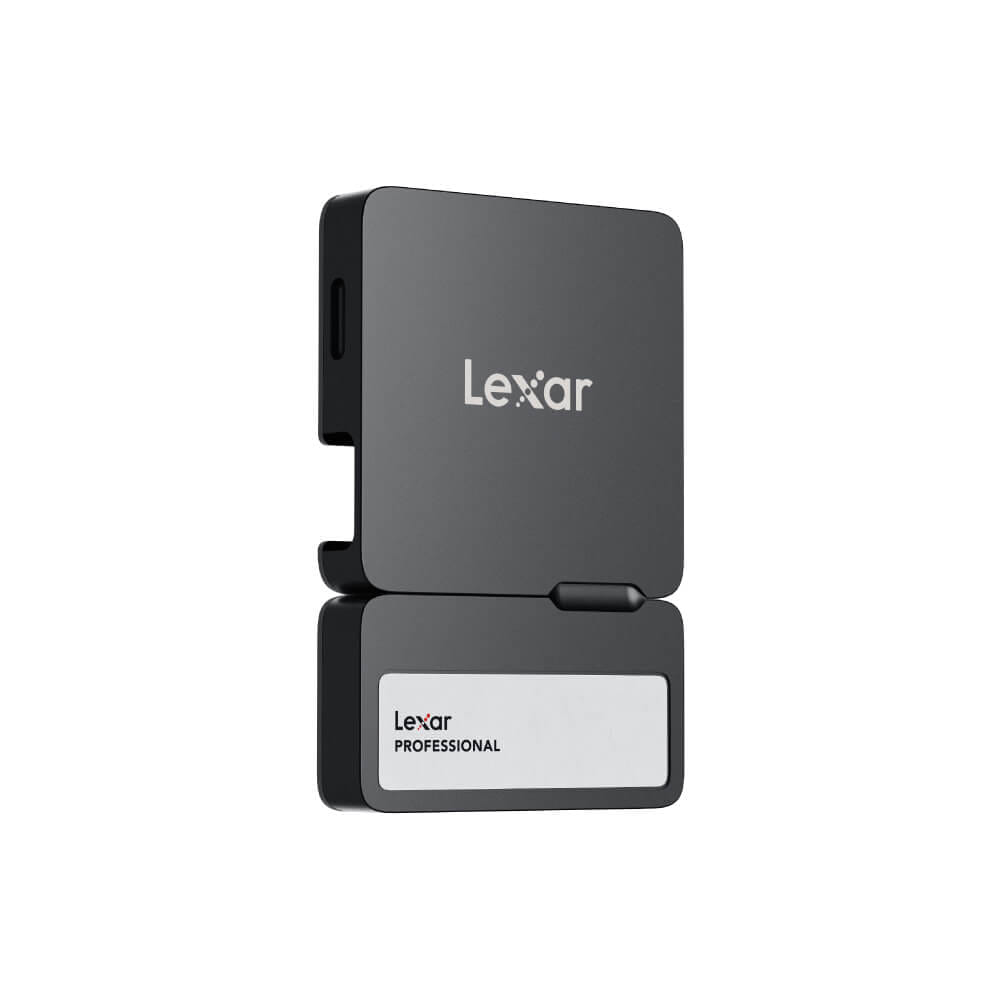 เอสเอสดีพกพา Lexar Professional Go Portable SSD SL400 with Hub 1TB Black (LSL400X001T-RNSNG) _1