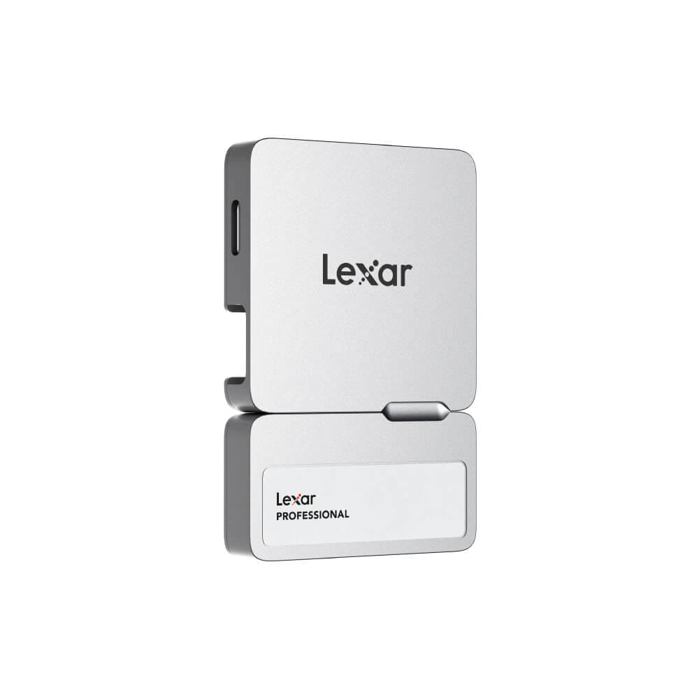 เอสเอสดีพกพา Lexar Professional Go Portable SSD SL400 with Hub 1TB Silver (LSL400S001T-RNSNG)_1