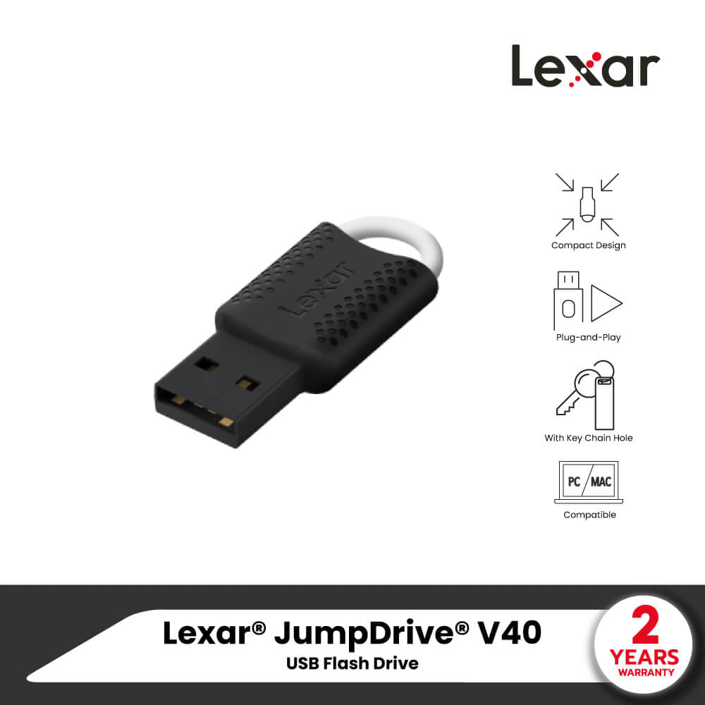 แฟลชไดรฟ์ Lexar JumpDrive V40 64GB