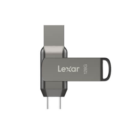 แฟลชไดรฟ์ Lexar D400 128GB Dual USB Type-C/A USB 3.1 2-in-1_0