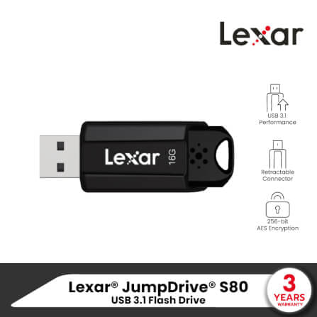 แฟลชไดรฟ์ Lexar S80 64GB USB 3.1 Flash Drive_6