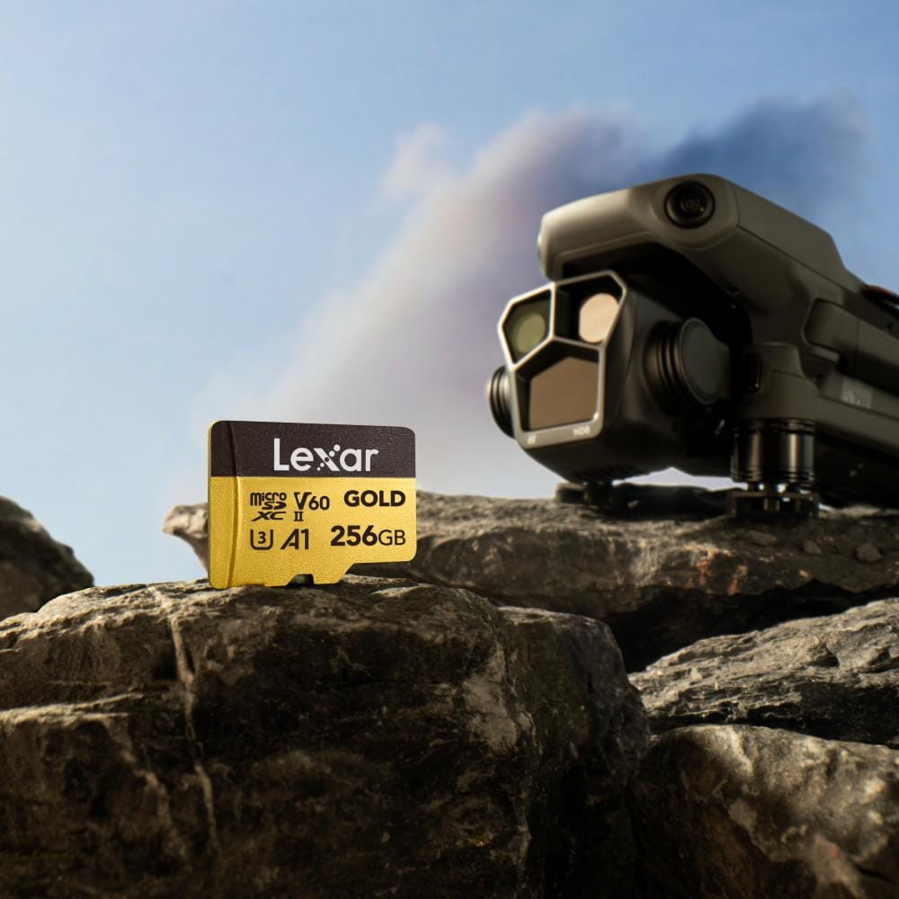 การ์ดหน่วยความจำ ไมโครเอสดีการ์ด LEXAR GOLD MICROSD CARD  256GB UHS-II U3 V60 FULL-HD 3D 4K RW280/100MB/S (LMSGOLD256G)_5