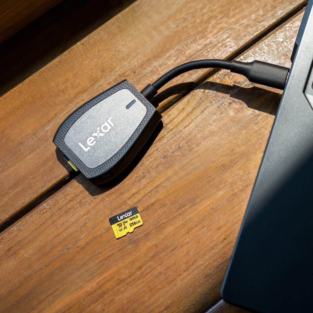 การ์ดหน่วยความจำ ไมโครเอสดีการ์ด LEXAR GOLD MICROSD CARD  256GB UHS-II U3 V60 FULL-HD 3D 4K RW280/100MB/S (LMSGOLD256G)_6
