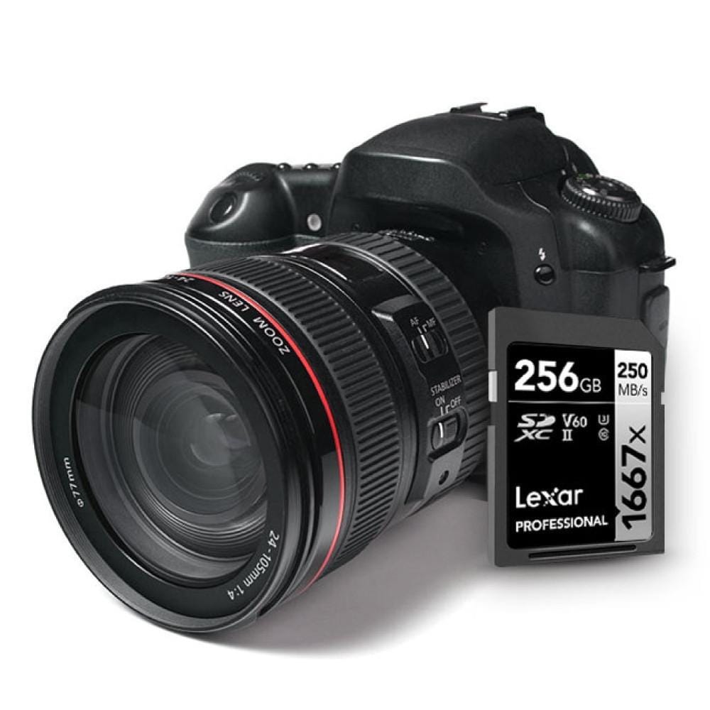 การ์ดหน่วยความจำ เอสดีการ์ด LEXAR SD1667X 64GB UHS-II U3 V60 SD CARD FULL-HD 3D 4K RW250/120MB/S (LSD64GCB1667)_7