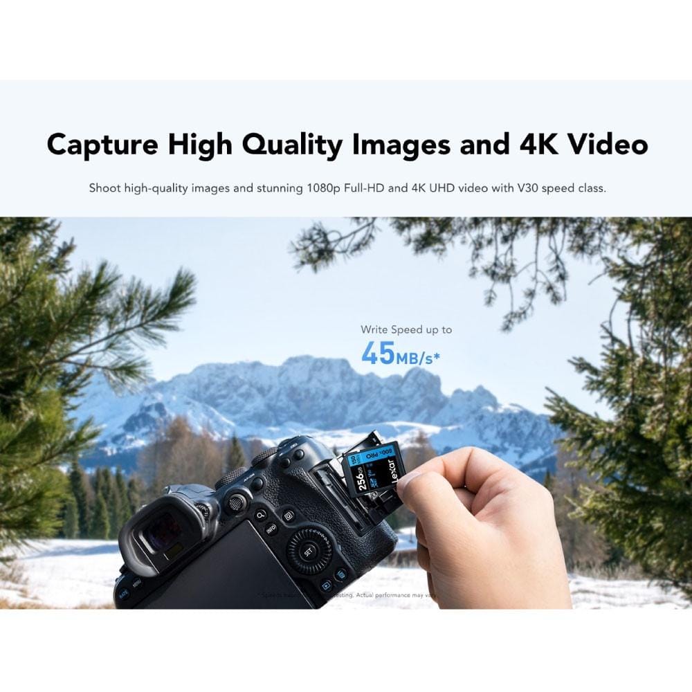 การ์ดหน่วยความจำ เอสดีการ์ด LEXAR 800XPRO 64GB SD CARD BLUE SERIES FULL-HD 4K RW150/45MB/S (LSD0800P064G-BNNNG)_4