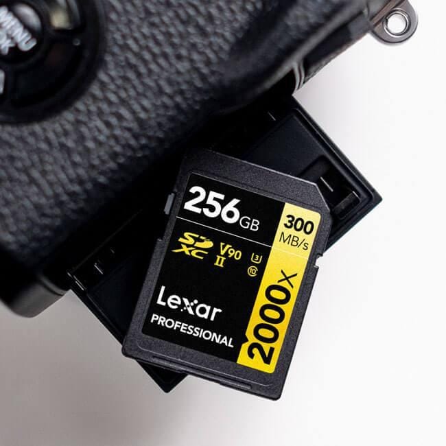 การ์ดหน่วยความจำ เอสดีการ์ด LEXAR SD2000X 64GB UHS-II U3 V90 SD CARD FULL-HD 3D 4K 8K RW300/260MB/S (LSD2000064G)_4
