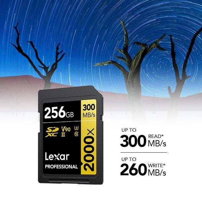 การ์ดหน่วยความจำ เอสดีการ์ด LEXAR SD2000X 64GB UHS-II U3 V90 SD CARD FULL-HD 3D 4K 8K RW300/260MB/S (LSD2000064G)_5