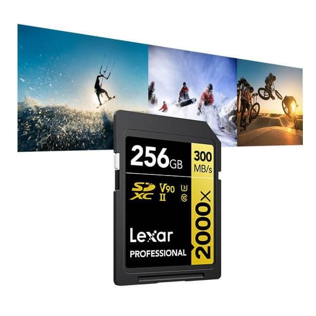 การ์ดหน่วยความจำ เอสดีการ์ด LEXAR SD2000X 64GB UHS-II U3 V90 SD CARD FULL-HD 3D 4K 8K RW300/260MB/S (LSD2000064G)_6