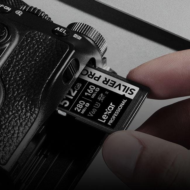 การ์ดหน่วยความจำ เอสดีการ์ด LEXAR SILVER PRO 512GB UHS-II U3 V60 SD CARD FULL-HD 3D 4K RW280/160MB/S (LSDSIPR512G)_6