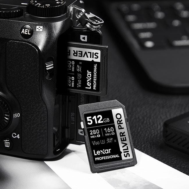 การ์ดหน่วยความจำ เอสดีการ์ด LEXAR SILVER PRO 512GB UHS-II U3 V60 SD CARD FULL-HD 3D 4K RW280/160MB/S (LSDSIPR512G)_7