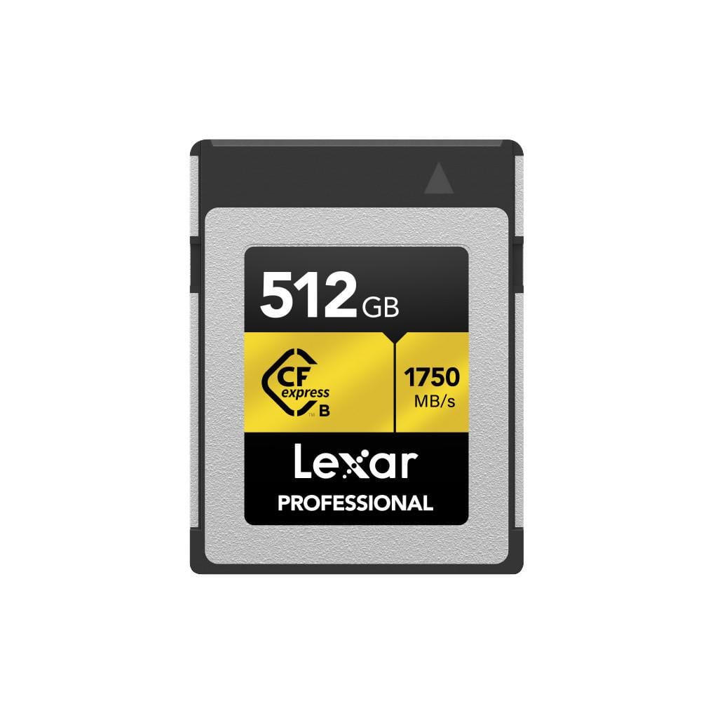 การ์ดหน่วยความจำ ซีเอฟเอ็กเพรสการ์ด LEXAR CFEXPRESS TYPE B 512GB VPG400 RAW 8K RW1900/1500MB/S (LCXEXPR512G) GOLD SERIES_3