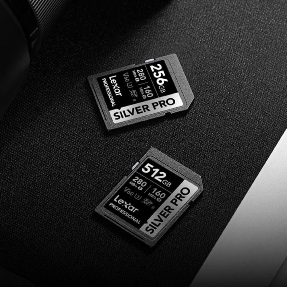 การ์ดหน่วยความจำ เอสดีการ์ด LEXAR SILVER PRO 128GB UHS-II U3 V60 SD CARD FULL-HD 3D 4K RW280/120MB/S (LSDSIPR128G)_8