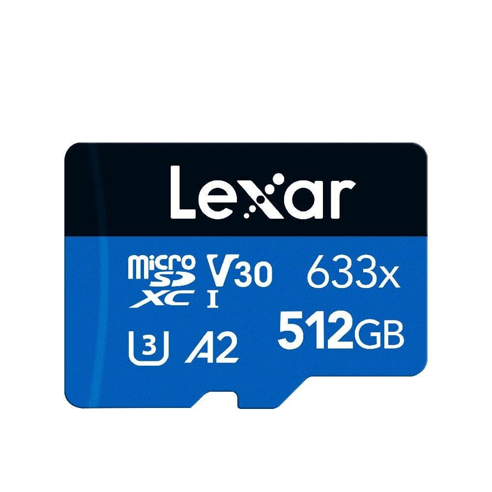 การ์ดหน่วยความจำ ไมโครเอสดีการ์ด LEXAR 633X MICROSD CARD 512GB WADAPTER RW100/70MB/S (LSDMI512BB633A)_4