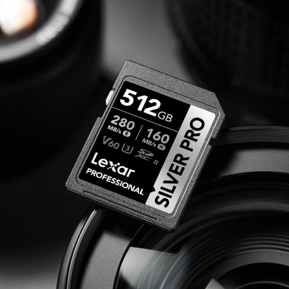 การ์ดหน่วยความจำ เอสดีการ์ด LEXAR SILVER PRO 256GB UHS-II U3 V60 SD CARD FULL-HD 3D 4K RW280/160MB/S (LSDSIPR256G)_5