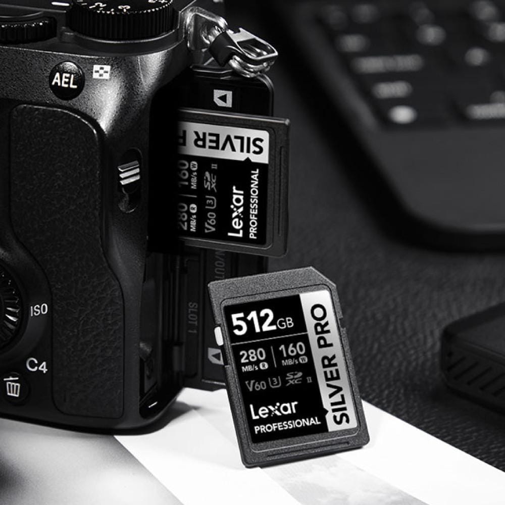 การ์ดหน่วยความจำ เอสดีการ์ด LEXAR SILVER PRO 256GB UHS-II U3 V60 SD CARD FULL-HD 3D 4K RW280/160MB/S (LSDSIPR256G)_7