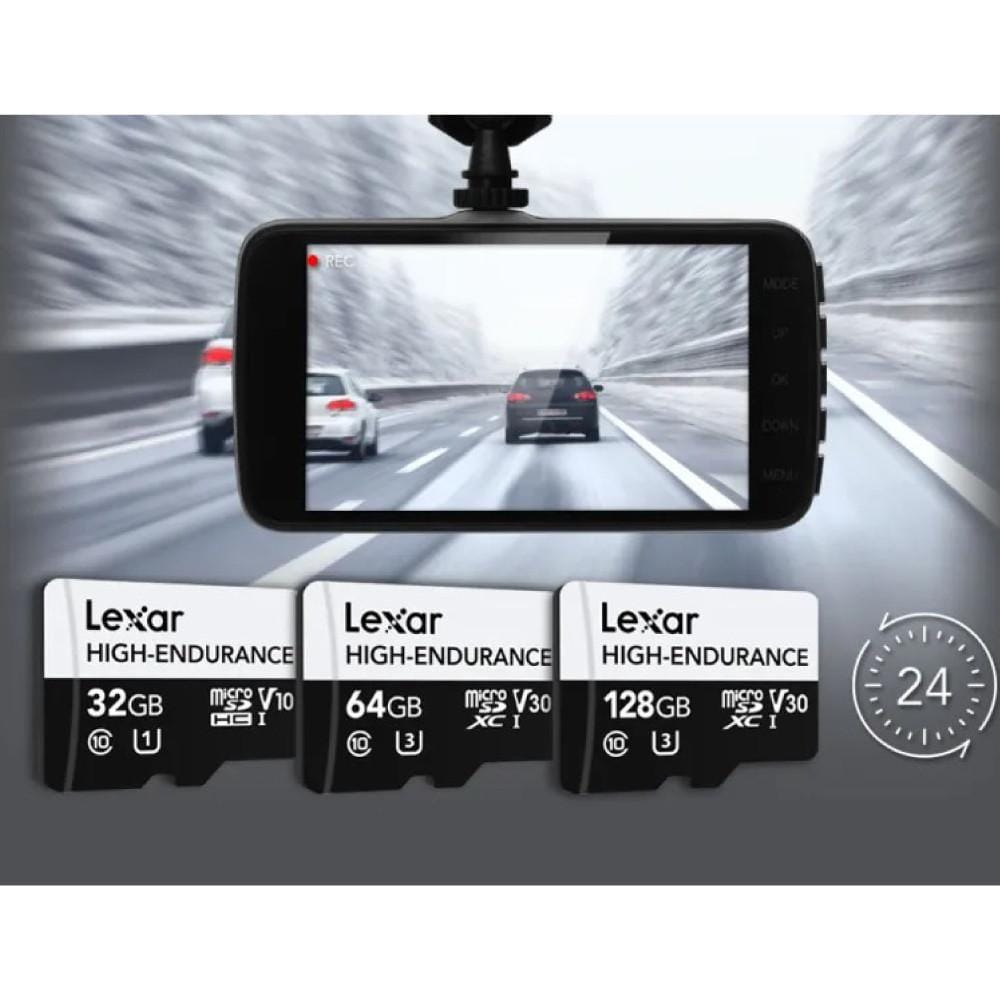 การ์ดหน่วยความจำ ไมโครเอสดีการ์ด LEXAR HIGH-ENDURANCE 64GB MICROSD CARD SPEED 100MB/S (LMSHGED064G) SUPPORTS 1080P FULL-HD AND 4K VIDEO_3