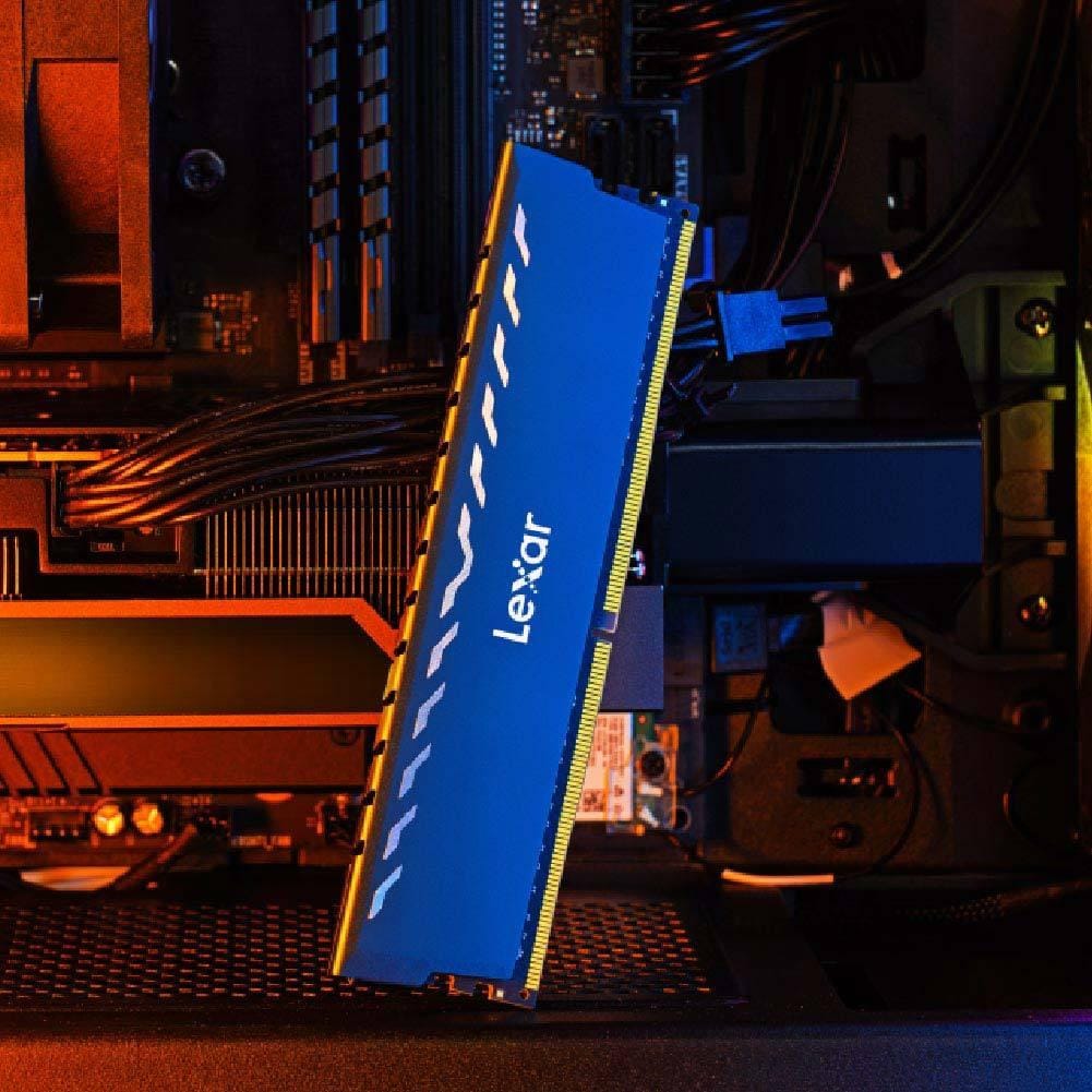 แรมพีซี LEXAR THOR 16GB (16GBX1) DDR4/3200MHZ CL16 U-DIMM HEATSINK (LD4BU016G-R3200GSXG)_6