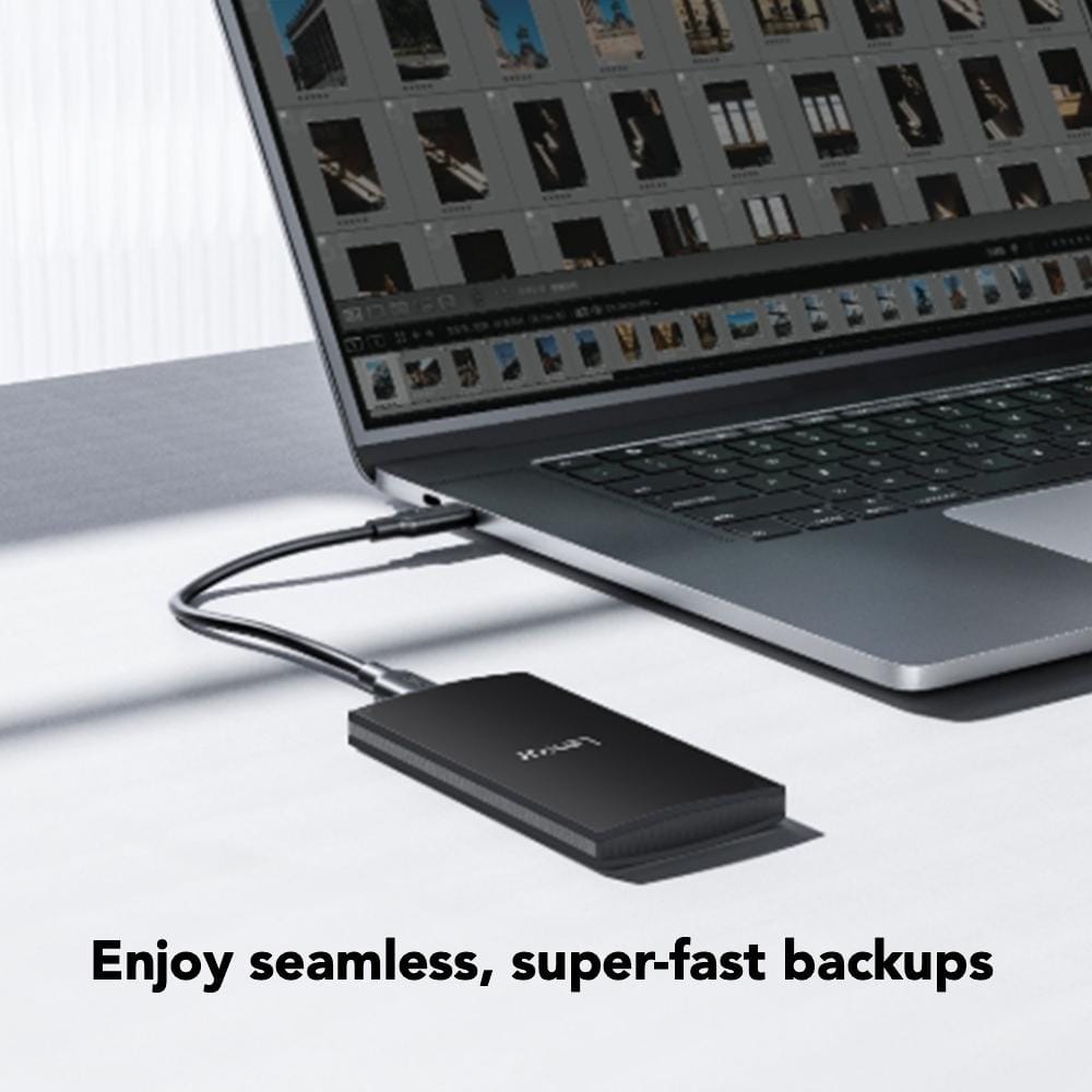 เอสเอสดีพกพา Lexar PortableSSD SL300 1TB 2 in 1 USB-C / USB-A (LSL300001T-RNBNG)_3