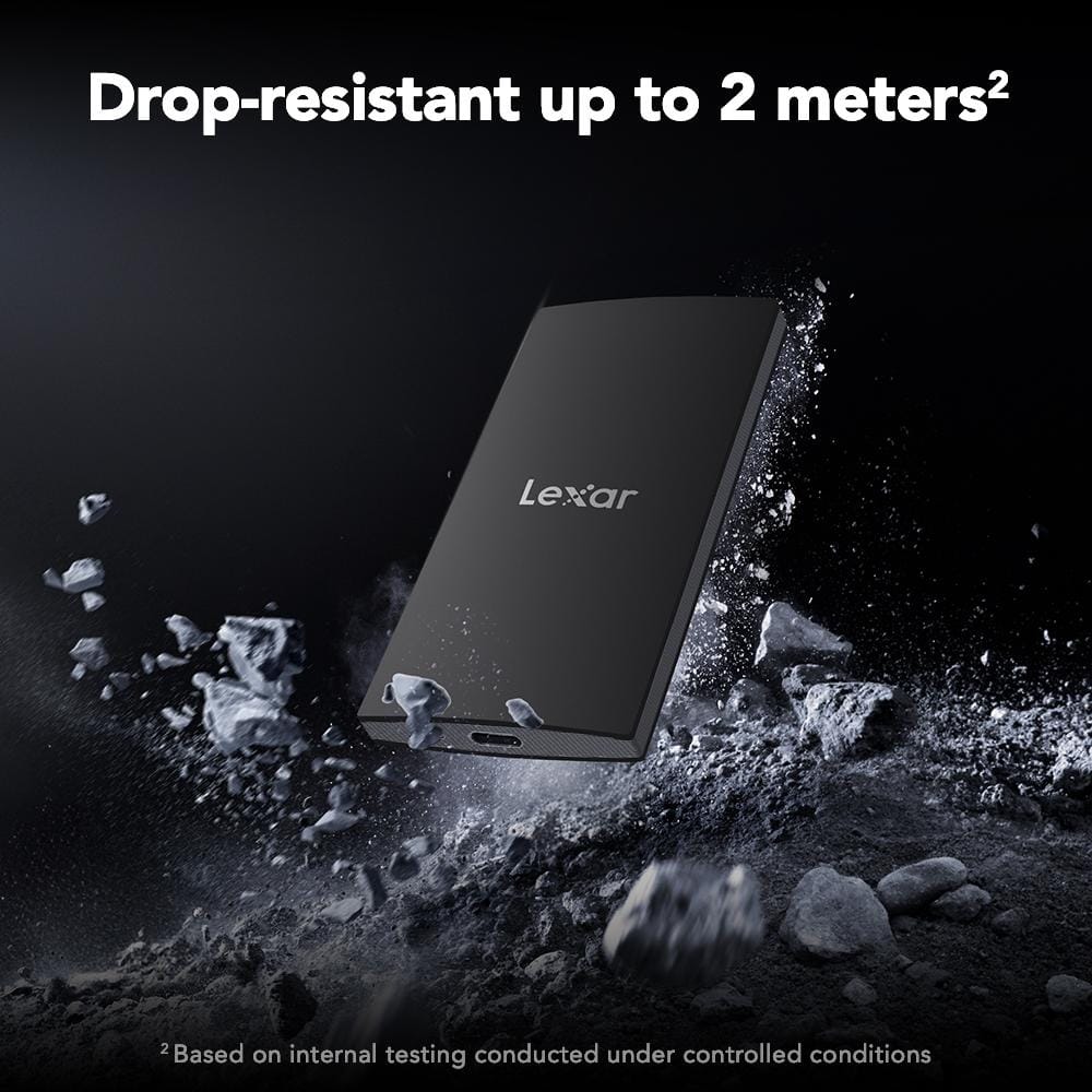 เอสเอสดีพกพา Lexar PortableSSD SL300 1TB 2 in 1 USB-C / USB-A (LSL300001T-RNBNG)_5
