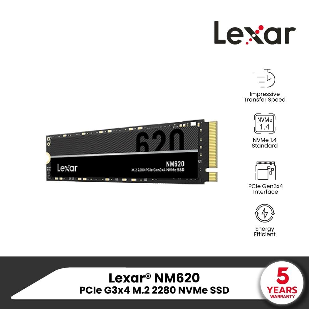 เอสเอสดี ภายใน Lexar NM620 1TB M.2 2280 PCIe NVMe (LNM620X001T)_9