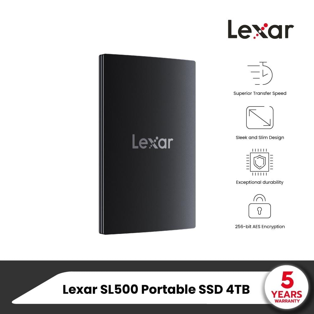 เอสเอสดีพกพา Lexar PortableSSD SL500 4TB [ไม่มี Magnetic set]_9
