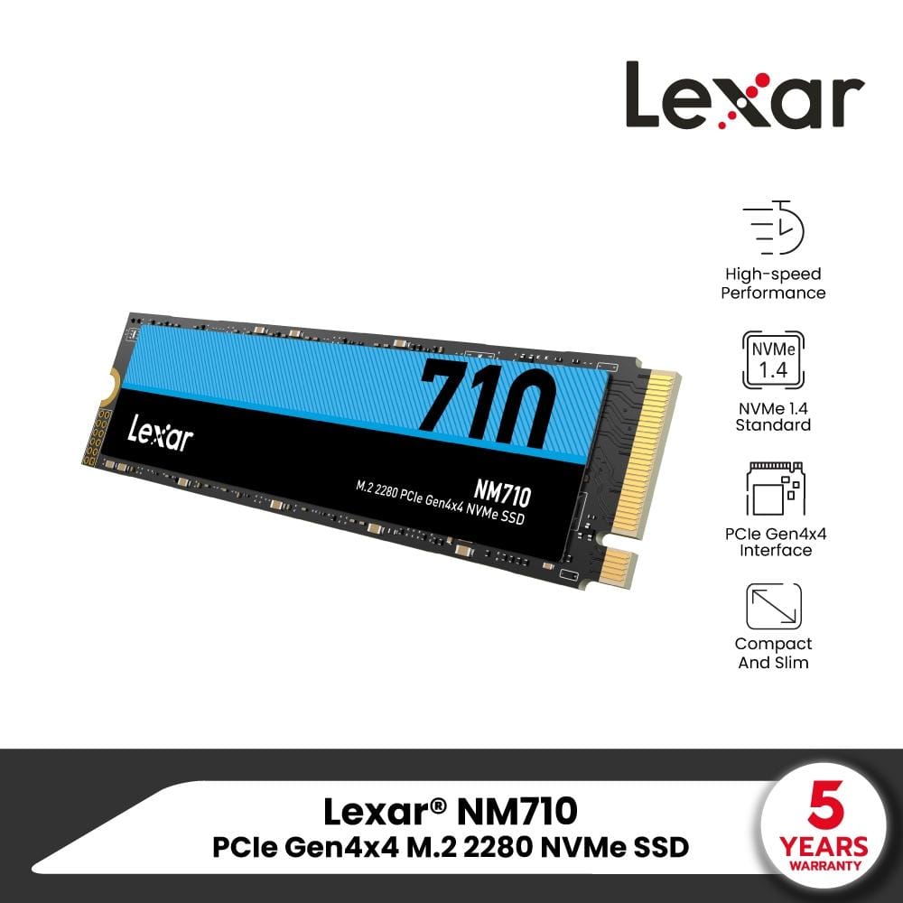 เอสเอสดี ภายใน Lexar NM710 1TB  M.2 2280 PCIe NVMe (LXR-LNM710X001T)_7