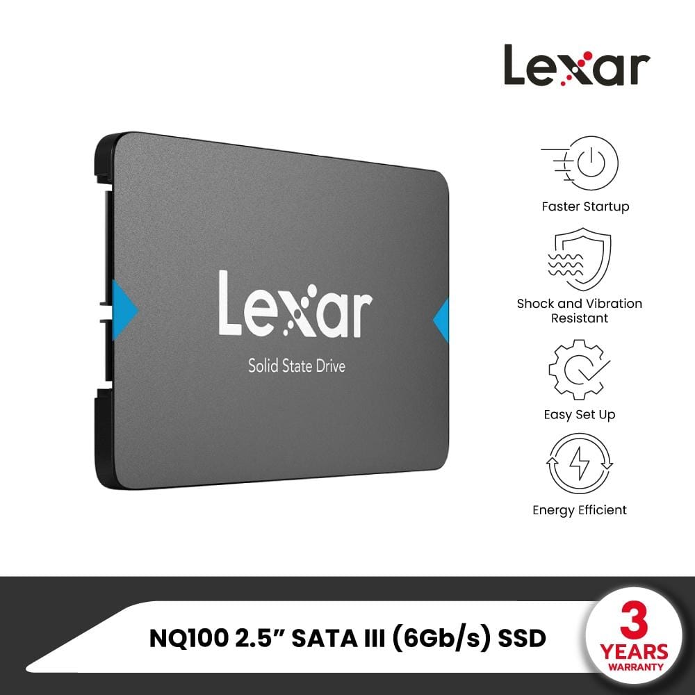 เอสเอสดี ภายใน Lexar NQ100 1TB SATA 2.5” SATA III (6Gb/s) (LNQ100X001T-RNNNG)_7