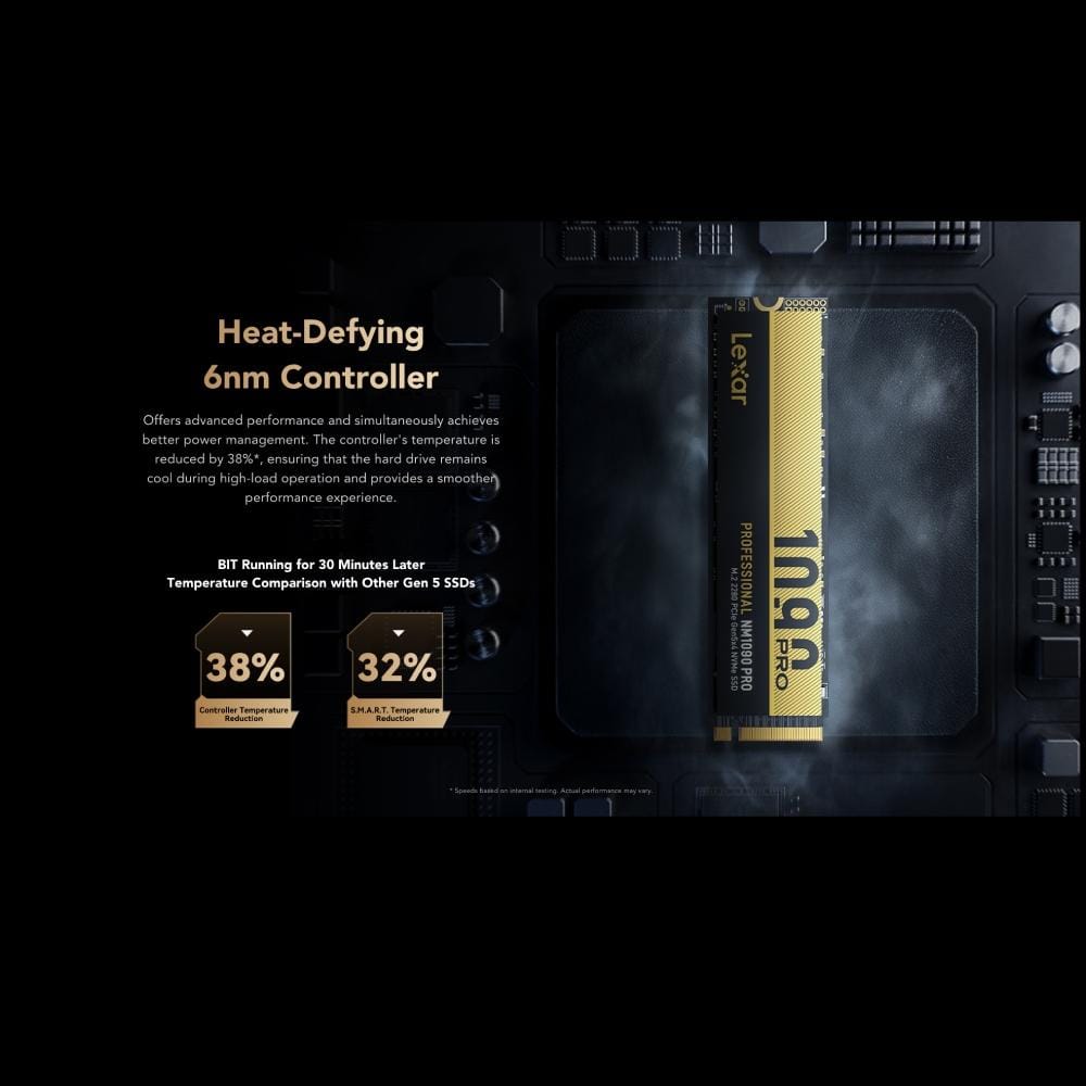 เอสเอสดี ภายใน Lexar NM1090 Pro PCIe G5x4 2TB_4