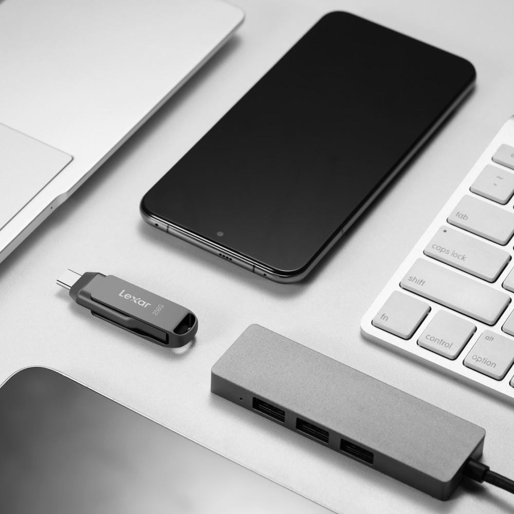แฟลชไดรฟ์ Lexar D400 128GB Dual USB Type-C/A USB 3.1 2-in-1_4