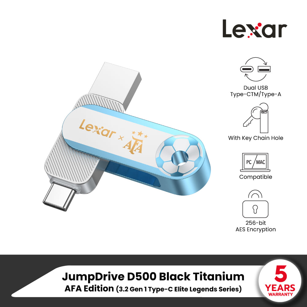 แฟลชไดรฟ์ LEXAR D500 128GB USB 3.2 GEN 1 DUAL USB TYPE-C/A 2-IN-1_10