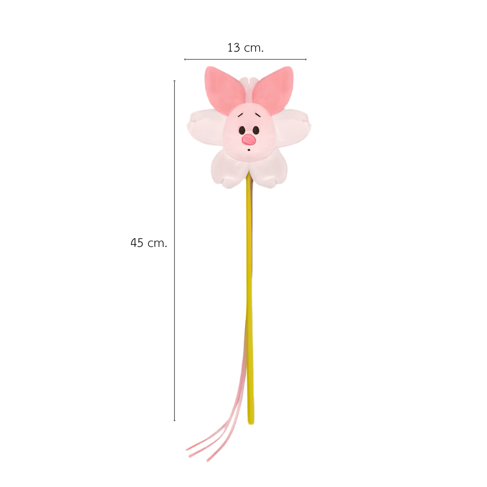 ไม้ตกแมว PETELLE รุ่น CAT WAND ลายดิสนีย์ วินนี่เดอะพูห์ (พิกเล็ต)