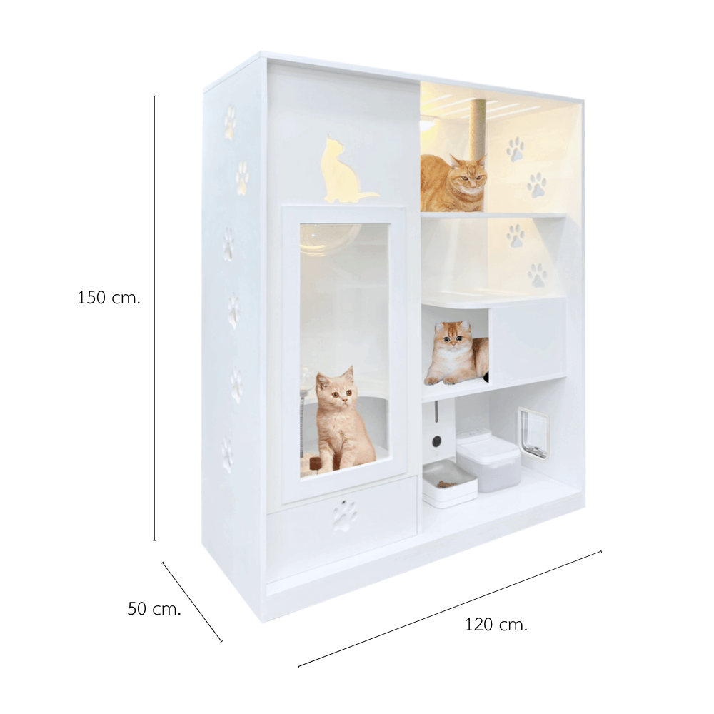 บ้านแมว PETELLE ไซส์ L ขนาด 120X50X150 ซม.