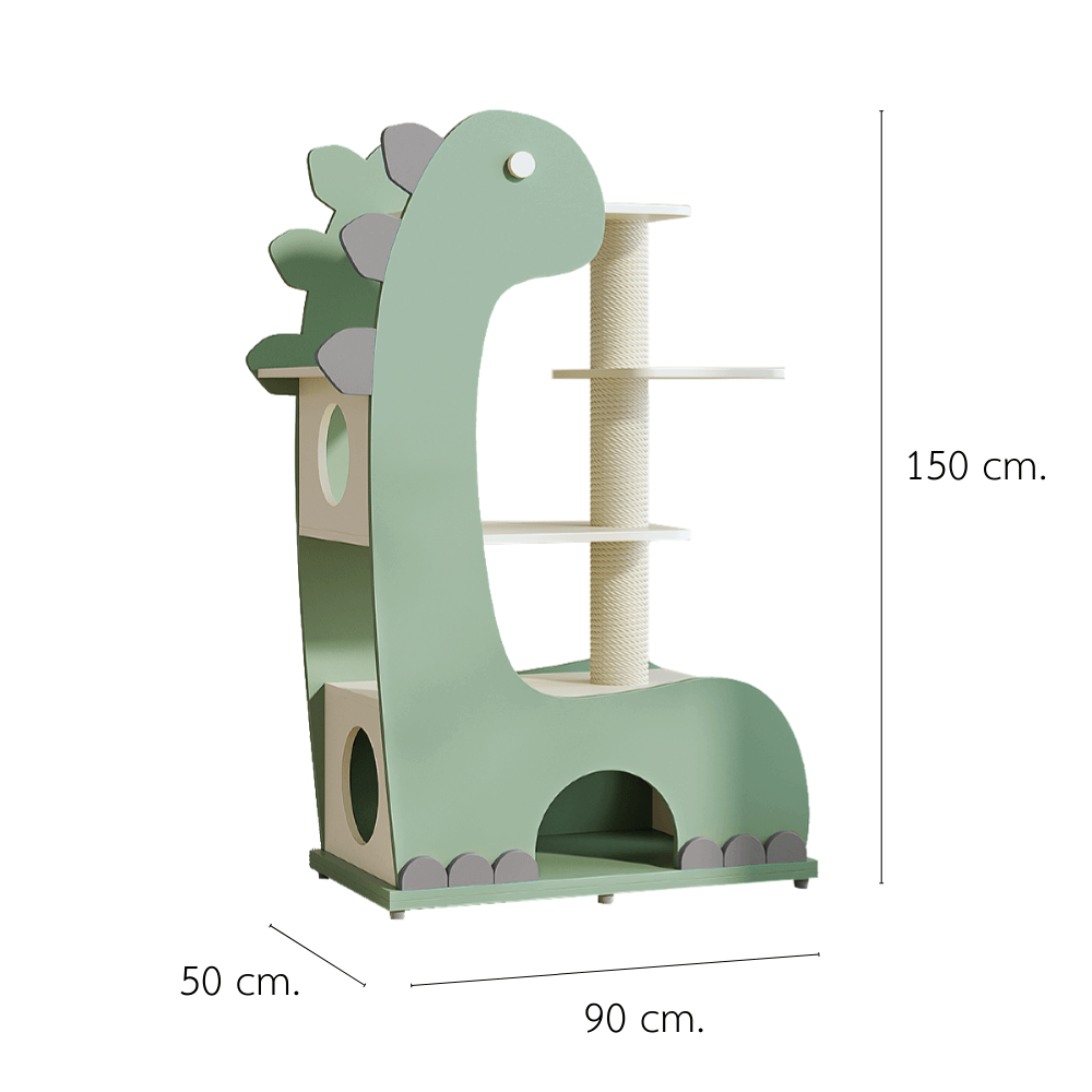 คอนโดแมว PETELE รุ่น DINOSAUR CAT CLIMBING FRAME_0