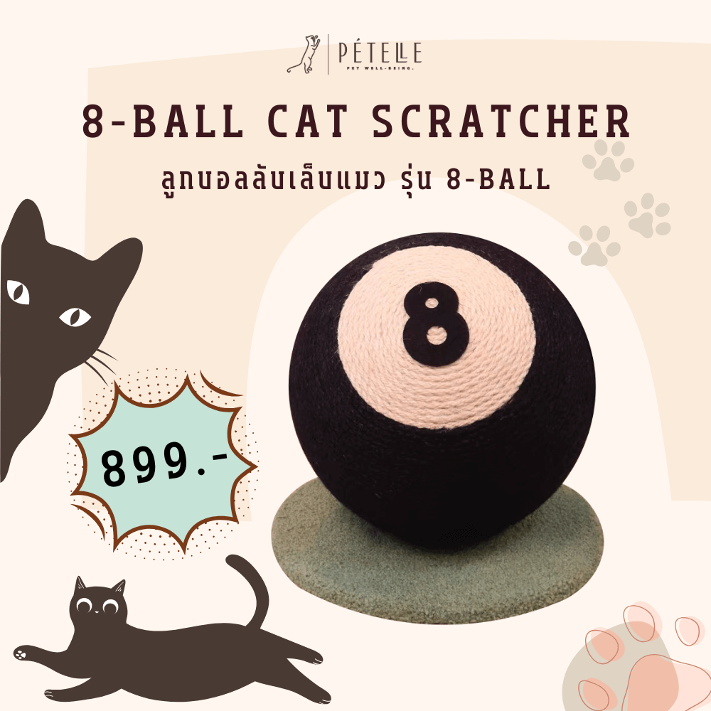 ที่ลับเล็บแมว PETELLE รุ่น 8-BALL